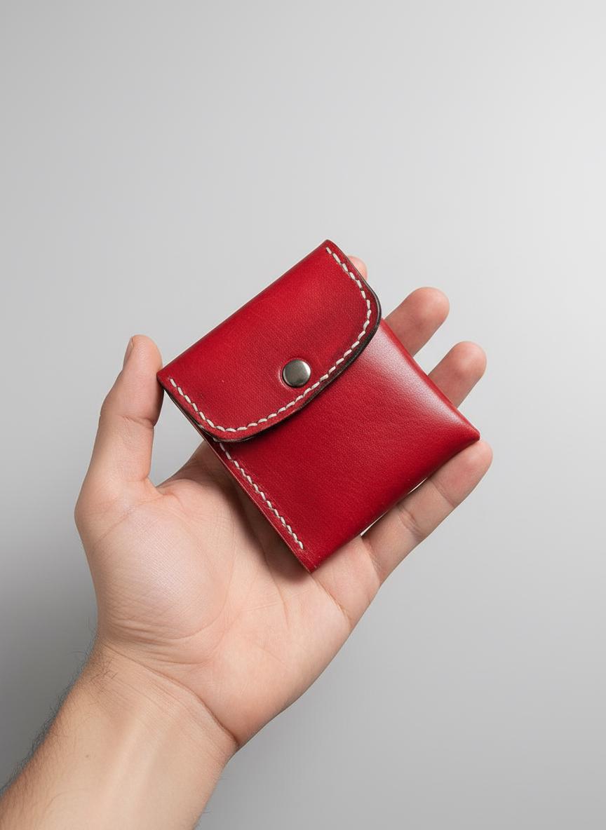 Portefeuille Astro en Cuir – Compact, Élégant et Fait Main