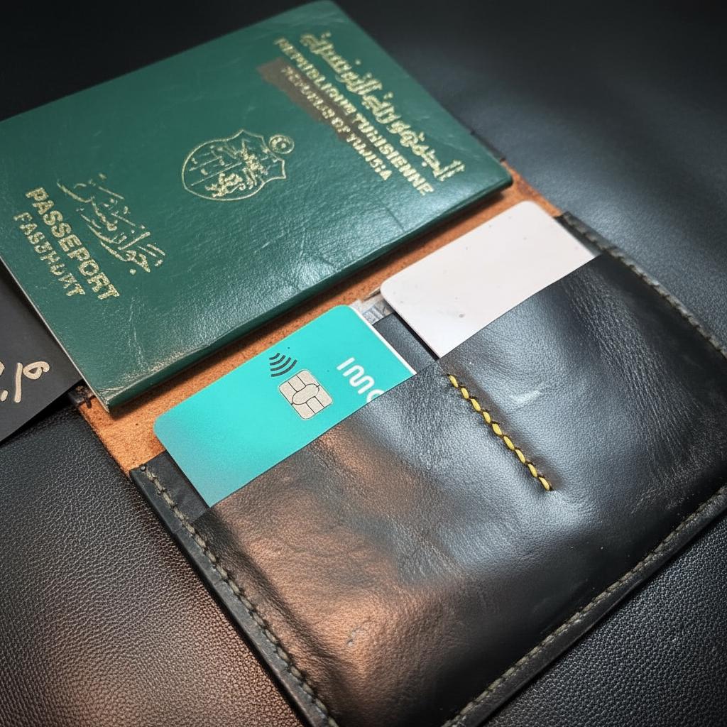 Nomade Authentique – Porte-Passeport en Cuir Vintage