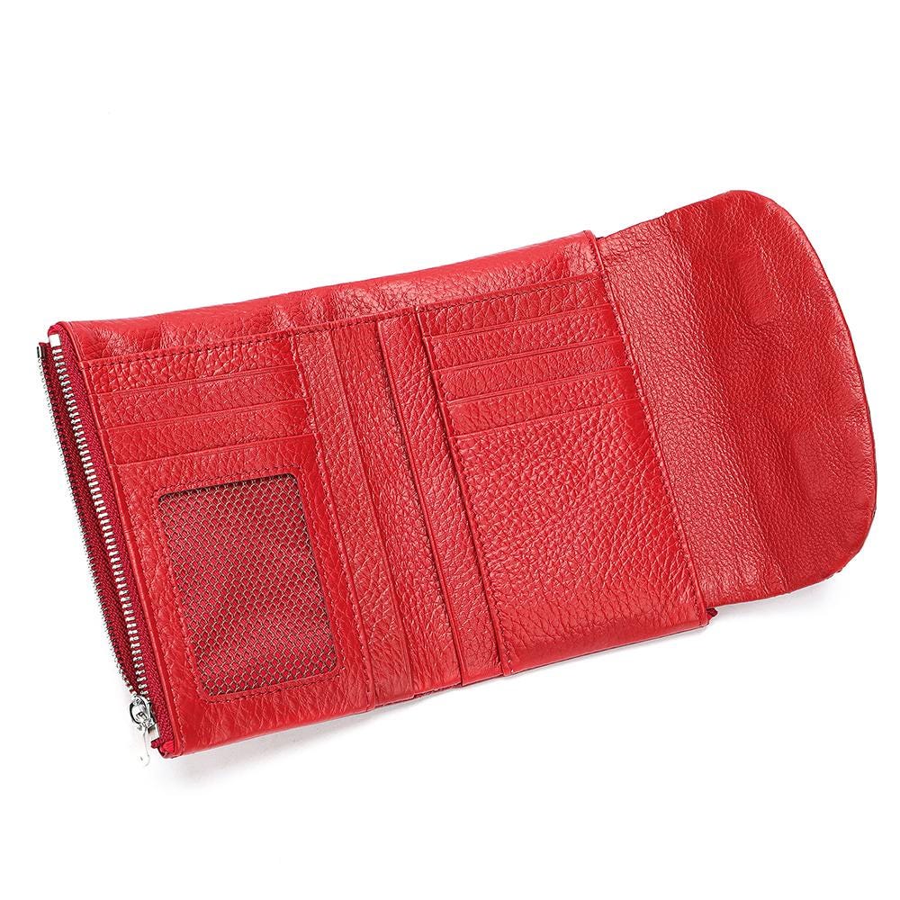Red Crocodile Wallet for Women, Leather Zip Wallet, Luxury Clutch Purse, Elegant Long Wallet, Patent Leather Wallet, Gift for Her