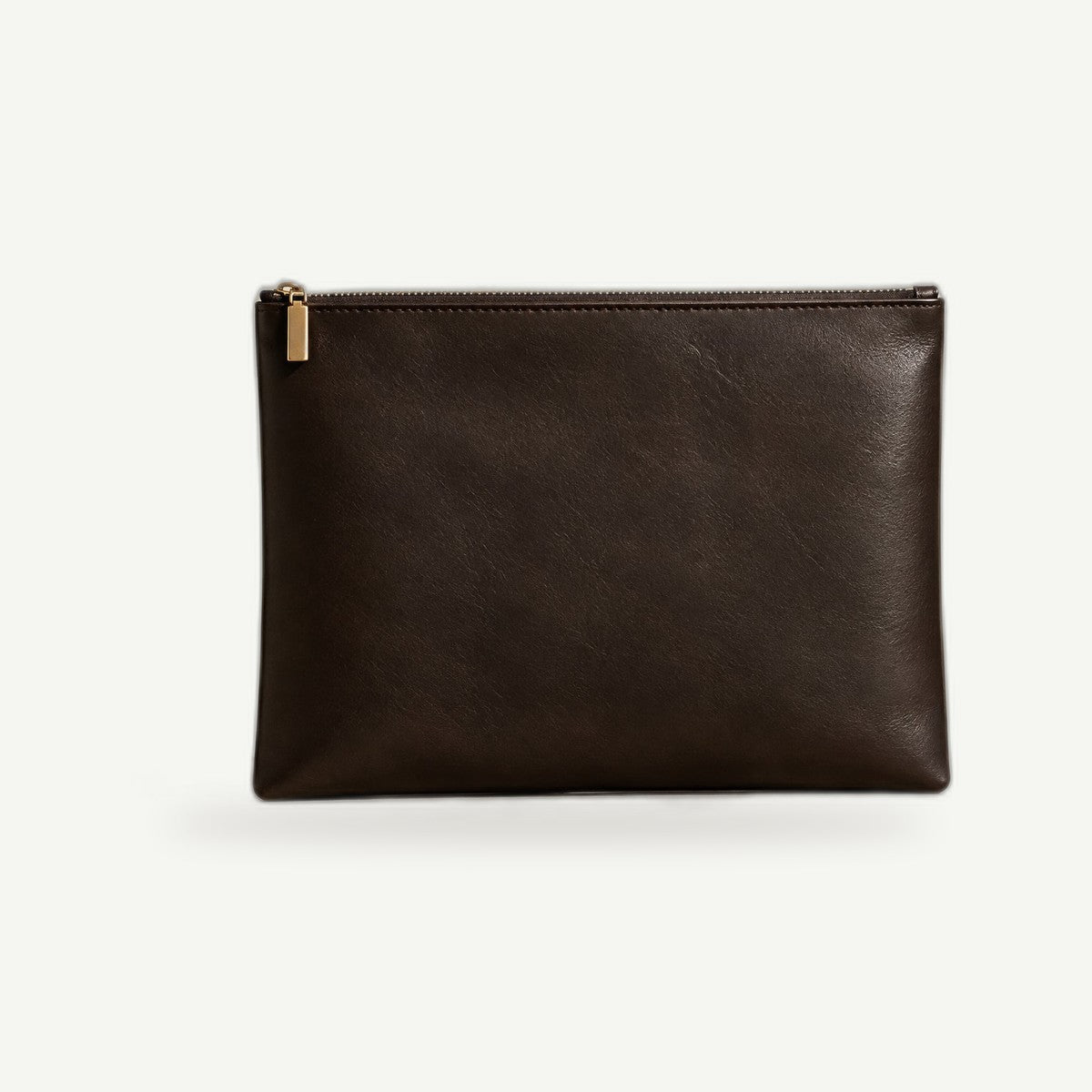 L’Essentiel — Pochette zippée en cuir
